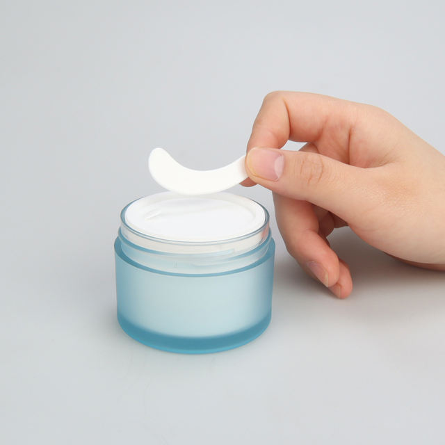 Wholesales Luxury Cosmetics Skin Care Cream Double Wall Refillable Jar 30g 1oz Thick Wall Pet Clay Cream Jar With PP Spatula