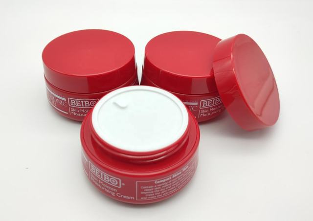 50g pp Material Red Color Thick Wall Skin Care Cream Jar 30% 50% 100% PCR