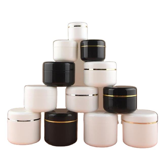 20g 50g 100g 200g 250g White Color PP Material Plastic Jar Packaging for Cream Jar
