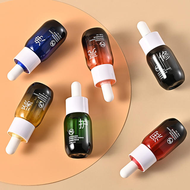 15ml Cloud Top Ring Capsule Dropper Bottle Cosmetic Essential Oil Serum Original Packaging
