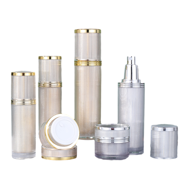 Customized Luxury Style 40ml 100ml 120ml Toner Lotion Bottle with Cover Straight Shape
