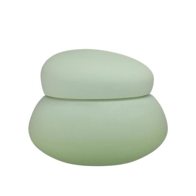 Matte PET Plastic Cosmetic Jars Body ButterFace Mask Lotion Mud Eye Cream Bottle with Replaceable Inner Liner
