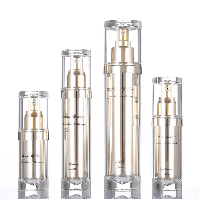 High End Serum 15ml/30ml/50ml/120ml Double-layers Acrylic Cosmetic Bottle Package Lotion Container