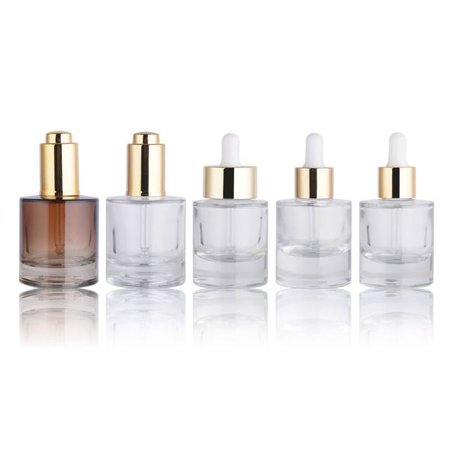 Hot Selling Cheap 30ml Thick Bottom Essential Oil Bottle Essential Oil Glass Bottle with Pipette Dropper Cap