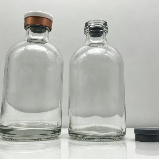 3ml 5ml 7ml 8ml 10ml 15ml 20ml 25ml 30ml Thick Wall Clear Glass Bottles for Plant Extract & Natural Toner