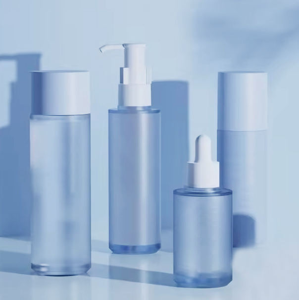 PETG PCR Cosmetic Skin Care Packaging 100ml 120ml 150ml for Essence Oil Lotion Bottle with Pump for Shampoo