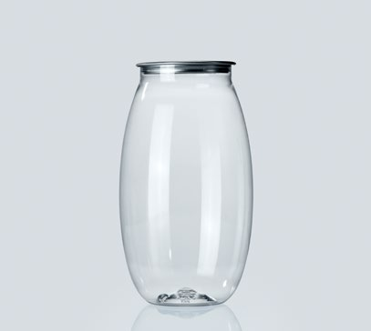 PET Cosmetic Jars with Screen Printing for Face Cream and Skin Care-Sealable Cups with Lids