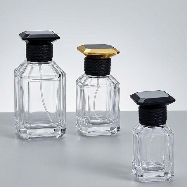 Fancy Glass Perfume Bottle Unique Design Empty Fragrance Spray Bottle for Perfume Brands