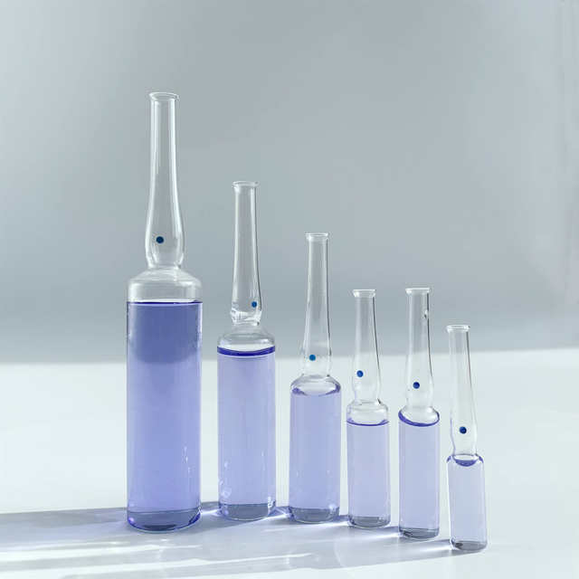 Transparent/Brown Glass Ampoule Vial Curved Neck Easy-to-Break 1/2/5/10/20ml Pharmaceutical Use China Special Offer Whole Box