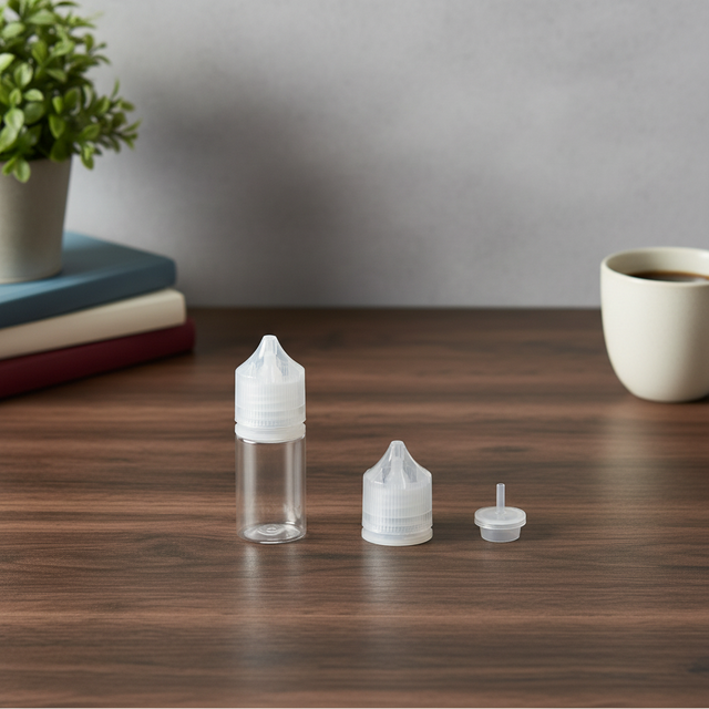 Wholesale in Stock Empty Liquid Oil Juice V3 Squeeze Dropper Clear Bottle 10ml 15ml 30ml 60ml 100ml 120ml Plastic PET Bottle
