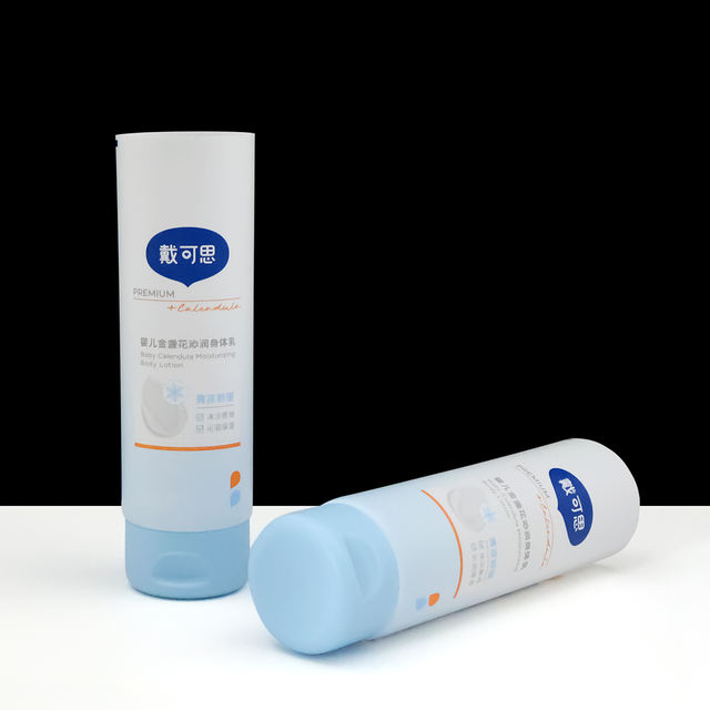Custom logo 25ml-300ml Hand Cream Bath Lotion Facial Cleanser Container PE Plastic Cosmetic Packaging Tube