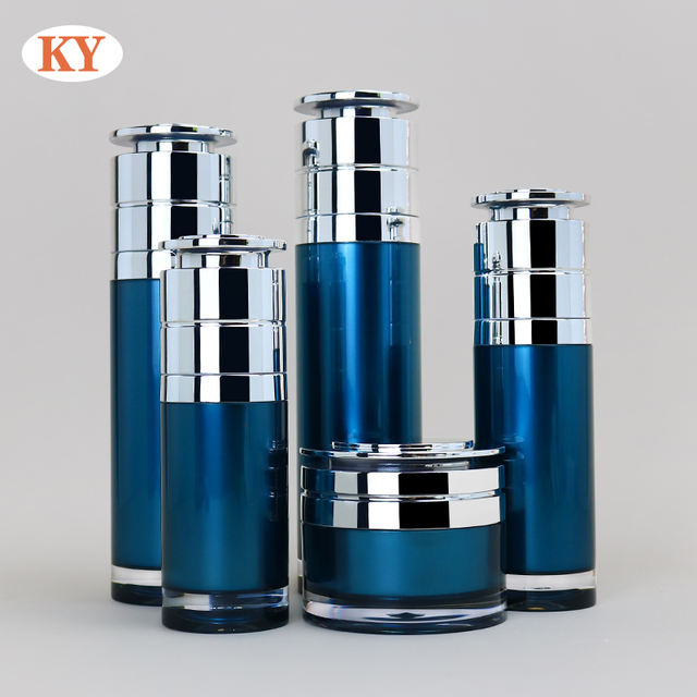 High Grade Double-layer Acrylic Lotion Bottle Plastic Cream Bottle 120ml Pressed Essence Liquid Cosmetic Set Bottle
