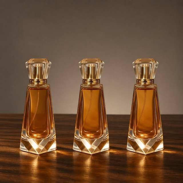 100ml Unique Shape Glass Perfume Bottle Empty Bottle Thick Glass Can Be Customized Logo for Perfume