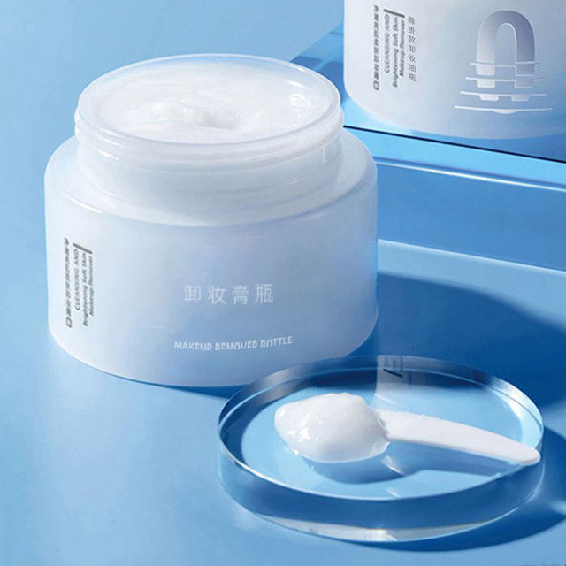 Wholesale Empty Cosmetic Jar Scrub Face Care Container Skincare Packaging 100g Recycled Plastic Clay Mask Jar