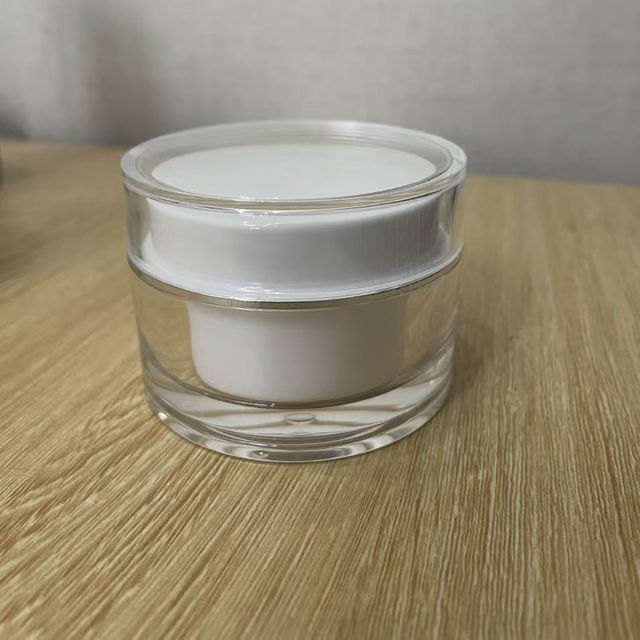 Wide Mouth Transparent Frosted PMMA Acrylic Plastic Jar Body for Cream Cosmetics Butter Can 5oz 8oz 15ml 20ml 500ml 200ml OEM