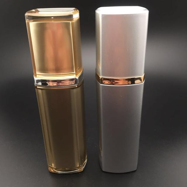 30ml 50ml Plastic Custom Color square Pump Spray Essence Bottle