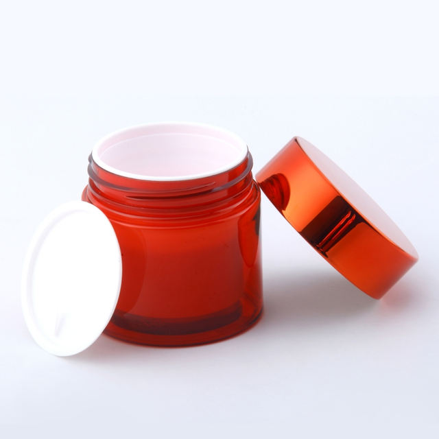 PET Plastic Jar 100g 50g Skin Care Facial Cream case Frosted Empty Cosmetic Packaging Jar 50g100g Plastic Bottle for Face Care
