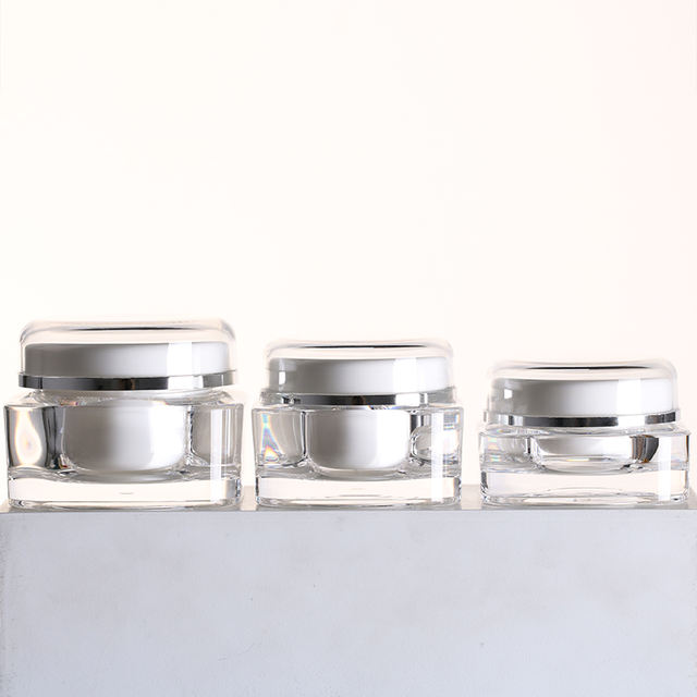 5g 10g 15g 30g 50g Classic Colorful Acrylic Jar PMMA Plastic Jar for Skin Care and Sunscreen Cream for Cosmetic Use