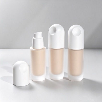 30ml Liquid Foundation Frosted Cosmetic Package Essential Oil Capsule Divided Essence Lotion Bottles