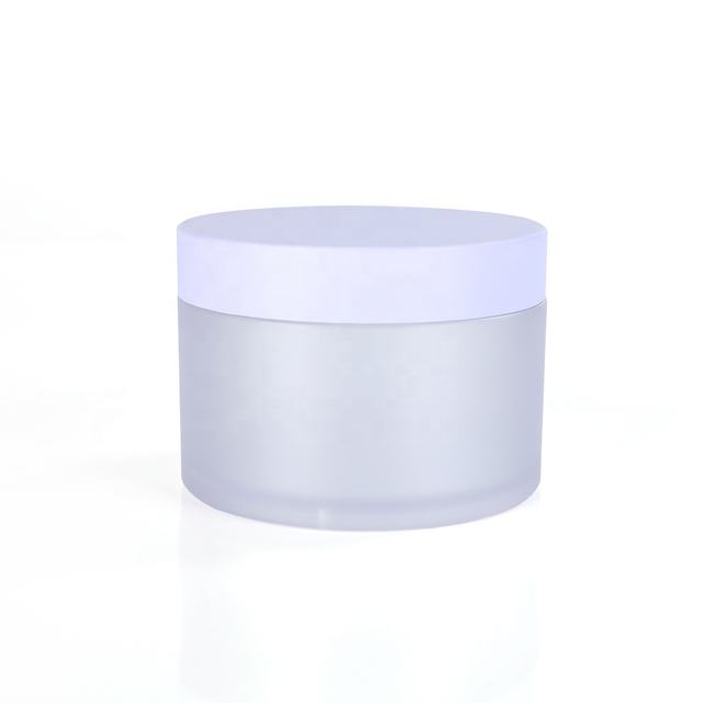 Cosmetic Petg Jar with Lids 250ml Hair Masque Container 8oz Body Cream Jar,250g Skin Care Petg Can White Color Lids