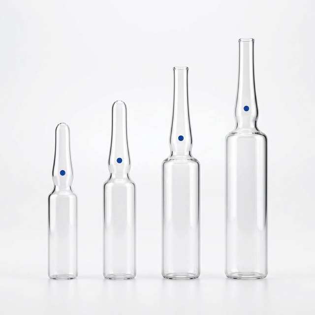Professional OEM ODM Factory Customized Borosilicate Glass Ampoule Bottles Rubber Stopper Hot Stamping Pharmaceutical Cosmetic