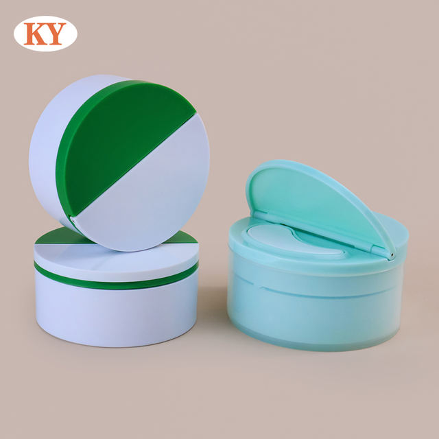 50g 100g New Wide Mouth Double Wall Plastic Luxury PP Cream Box With Spoon Skincare Jar Facial Mask Bottle