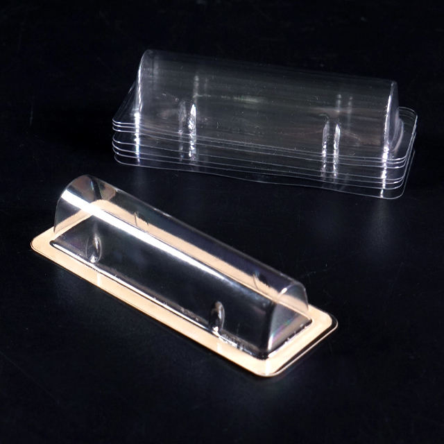 Plastic Clear Chapstick Lip Balm Blister Tray PET PVC PP Plastic Blister Clamshell Blister Adhesive Back