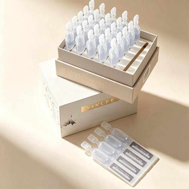 Monodose Serum Packaging Box for Skincare Unit Dose Essence Tube Custom Size Printed Paper Gift Boxes Lidded Paper Box