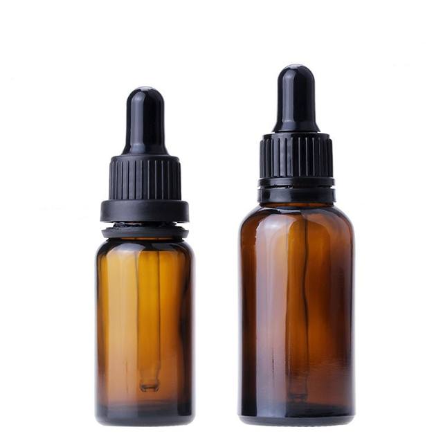 Hot Sale 5 10 15 20 30 50 100 ml Empty Glass Dropper Bottle Cosmetic Packaging Essential Oil Bottle