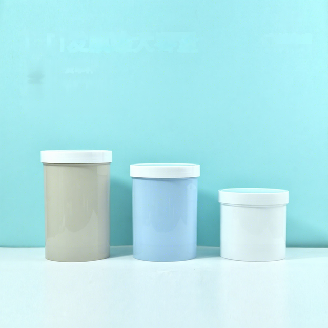 Wholesale 800ml Large-Capacity PP Wide-Mouth Hair Jar & 1L Cylindrical Cosmetic Clay Cream Bottle-OEM Customization