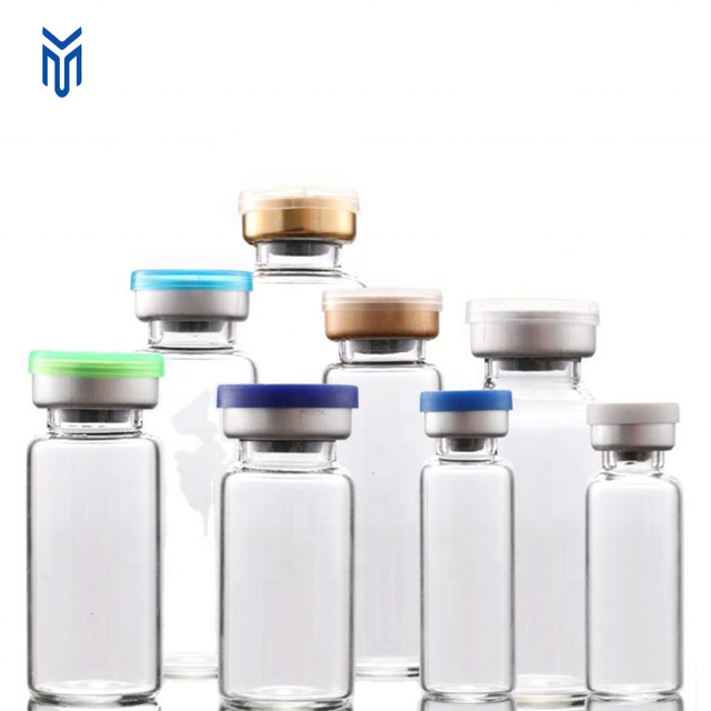 Stock 3ml 5ml 6ml 7ml 8ml 10ml 15ml 20ml clear Amber Lyophilized Powder Bottle Tubular Mini Glass Injection Vials Serum Vial