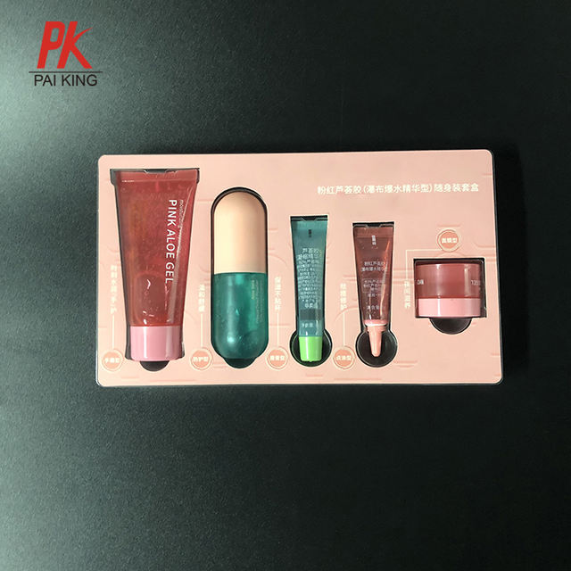 Slide Blister PVC/PET/PS Flocking Custom Plastic Blister Tray Blister Packaging Film for Shampoo/Cosmetic/Electronic/Food