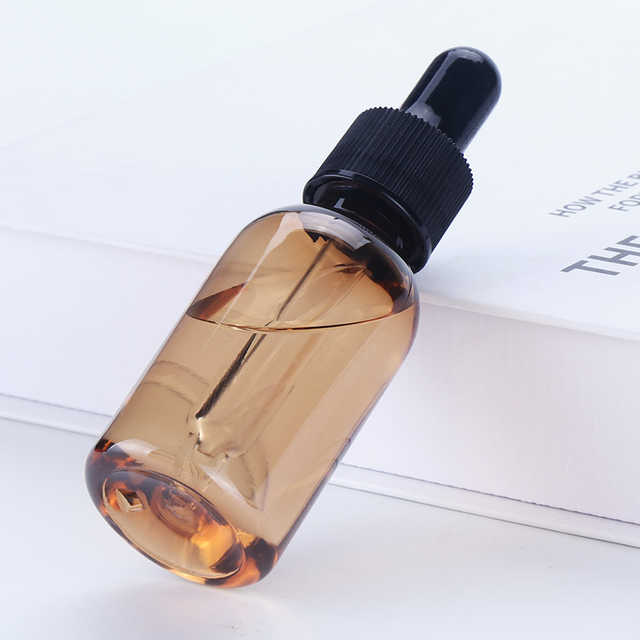 30ml 50ml 100ml Boston Round Shoulder PET Dropper Bottle Plastic Essential Oil Bottle
