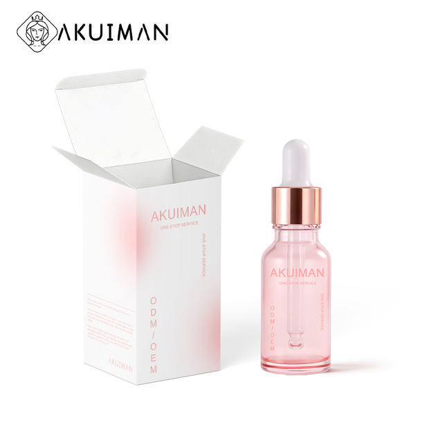luxury hair oil serum glass bottle with custom label