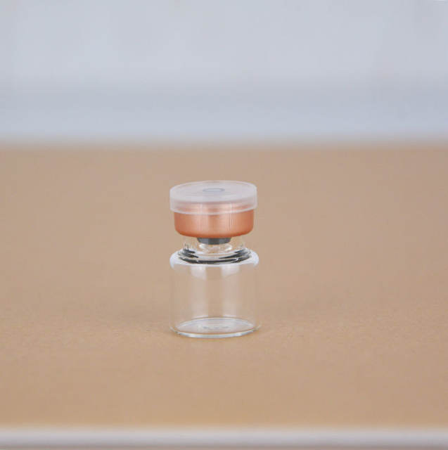 Hot-Selling Modern Sealed Glass Round Mount Ampoules 2ml 5ml 10ml Screen Printed Transparent Crown Cap Eye Cream