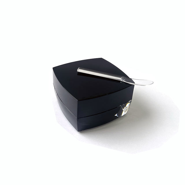 2024 High-end Essence Lotion Cream Acrylic Airless Bottle Thin Light Black Airless Bottle 15ml