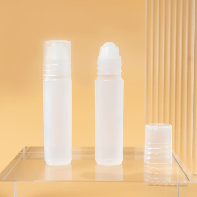 Factory Wholesale 2/3/5/7/8/10/12/15/20/30/35ml Empty All Plastic Roll on Bottle for Serum Essential Oil Cosmetic Packaging