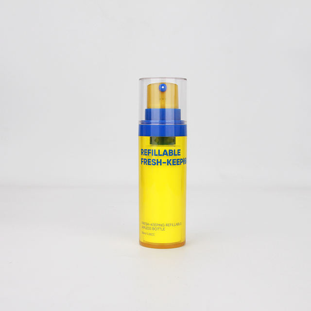 PETG Cosmetic Packaging Set - Custom 30ml Airless Cream Jar and 50ml Colored Plastic Bottles
