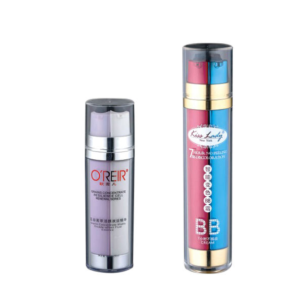 Double Chamber Eye Serum /lotion/BB Cream Acrylic Bottle