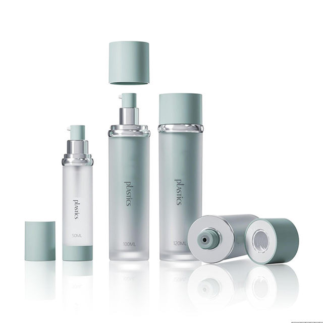 PCR 120ml Toner Bottle for Essence Serum Cosmetic Skin Care Packaging with Plastic Pump Spray Bottle Secure Pump Sprayer Sealing