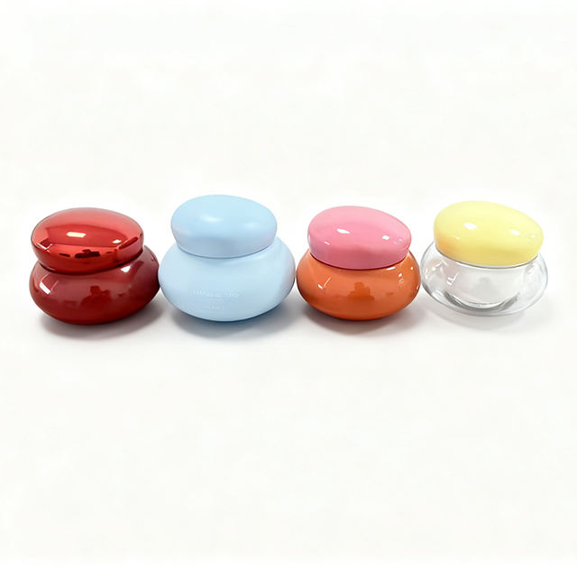 Luxury PET Cream Jar Safe Cosmetic Container with Screw Top for Eye Cream Face Mask Skin Care Lotion (50ml-300ml)