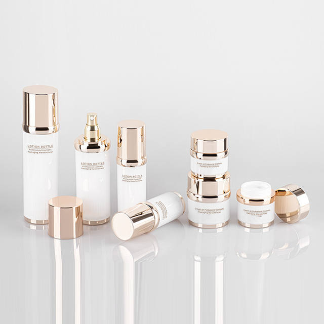 Customized Lotion Toner Essence Face Cream 30/50g 30/50/100ml Acrylic Skincare Packaging Cosmetics Empty Bottle and Jar