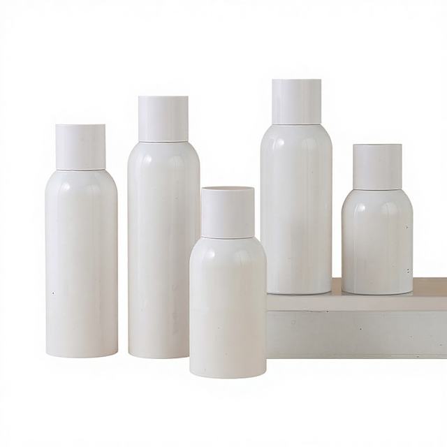 Toner Bottles White Plastic PET Hydrosol Bottles Cosmetic Packaging