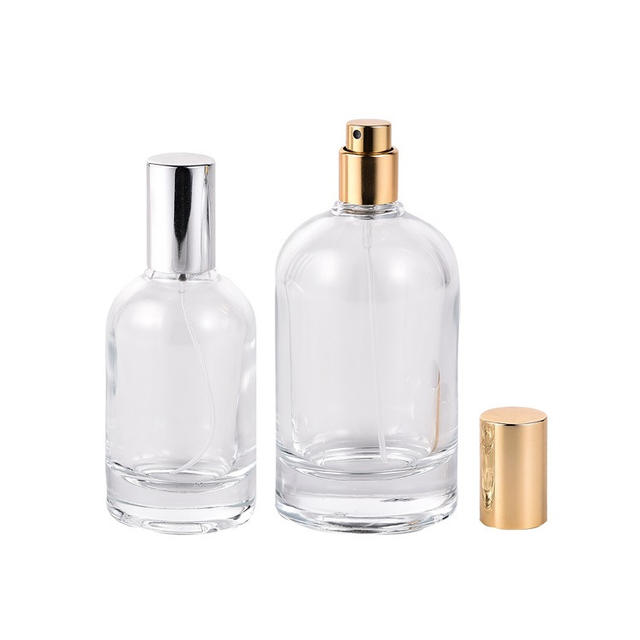 Custom Logo Frosted Cosmetic Packaging Glass Spray Pump Empty Luxury Perfume Bottle 30 ml 50 ml 100 ml with Box