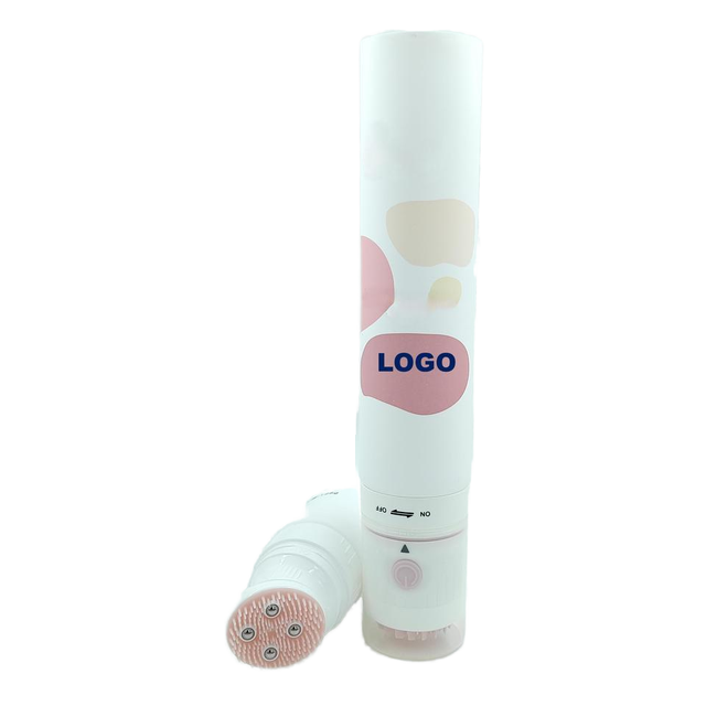 100ml 150ml Luxury Cosmetic Use Plastic Tube with Brush Skincare Serum Facial Cleanser Tube Empty Packaging Custom logo Printing