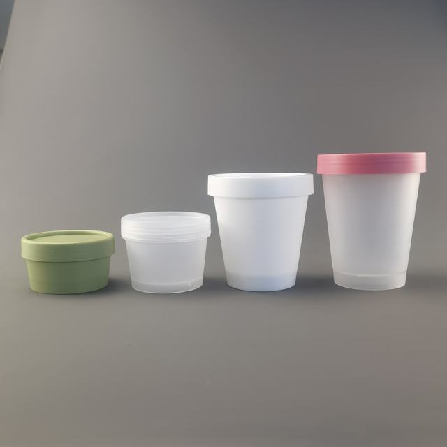 50g 100g 200g 250g PP Plastic Cream Face Cans Cream Wide Mouthed Container Jars