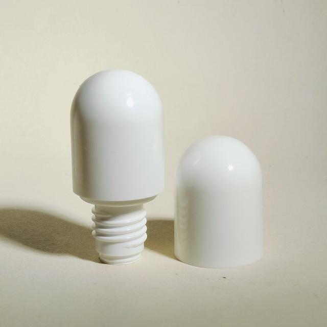 5ml Round-Bottom Capsule Bottle Portable for Lotion Refillable Squeeze Silk-Screened PET Plastic Screw Cap