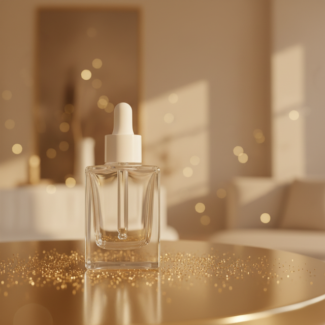 Refillable Essential Oil Pipette Vials Skincare Serum Eye Drop Packaging 15 ml Flat Square Glass Dropper Bottles