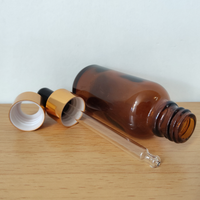 Essential Oil Serum Packaging Glass Bottles 15ml 30ml 50ml Clear Glass Dropper Pump Bottles 120ml Capacity Box Skincare