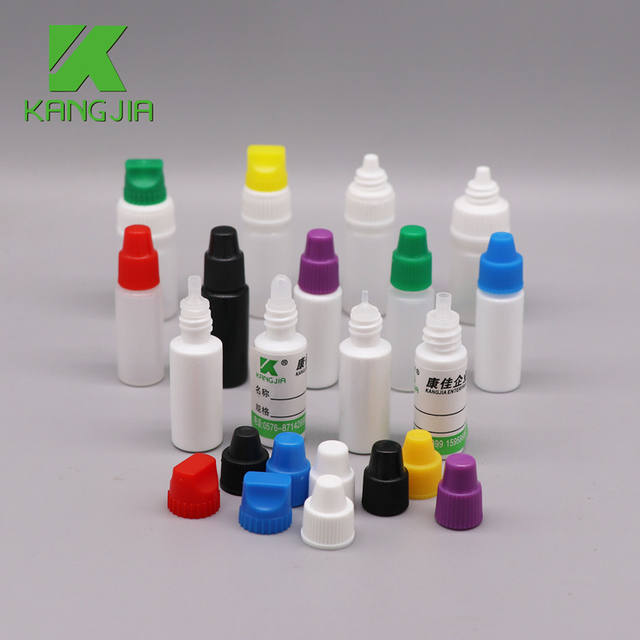 3ml 5ml 7ml New Arrival Manufacturer LDPE Plastic Dropper Bottle With Colorful Caps Plastic Bottle With Dropper Wholesale